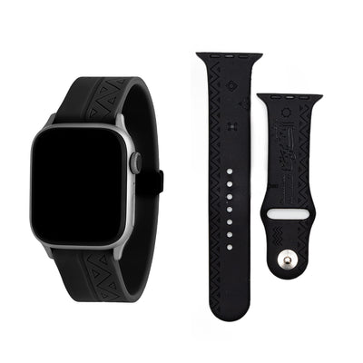 National Anthem Watch Strap - Black & Red - Apple - image 2