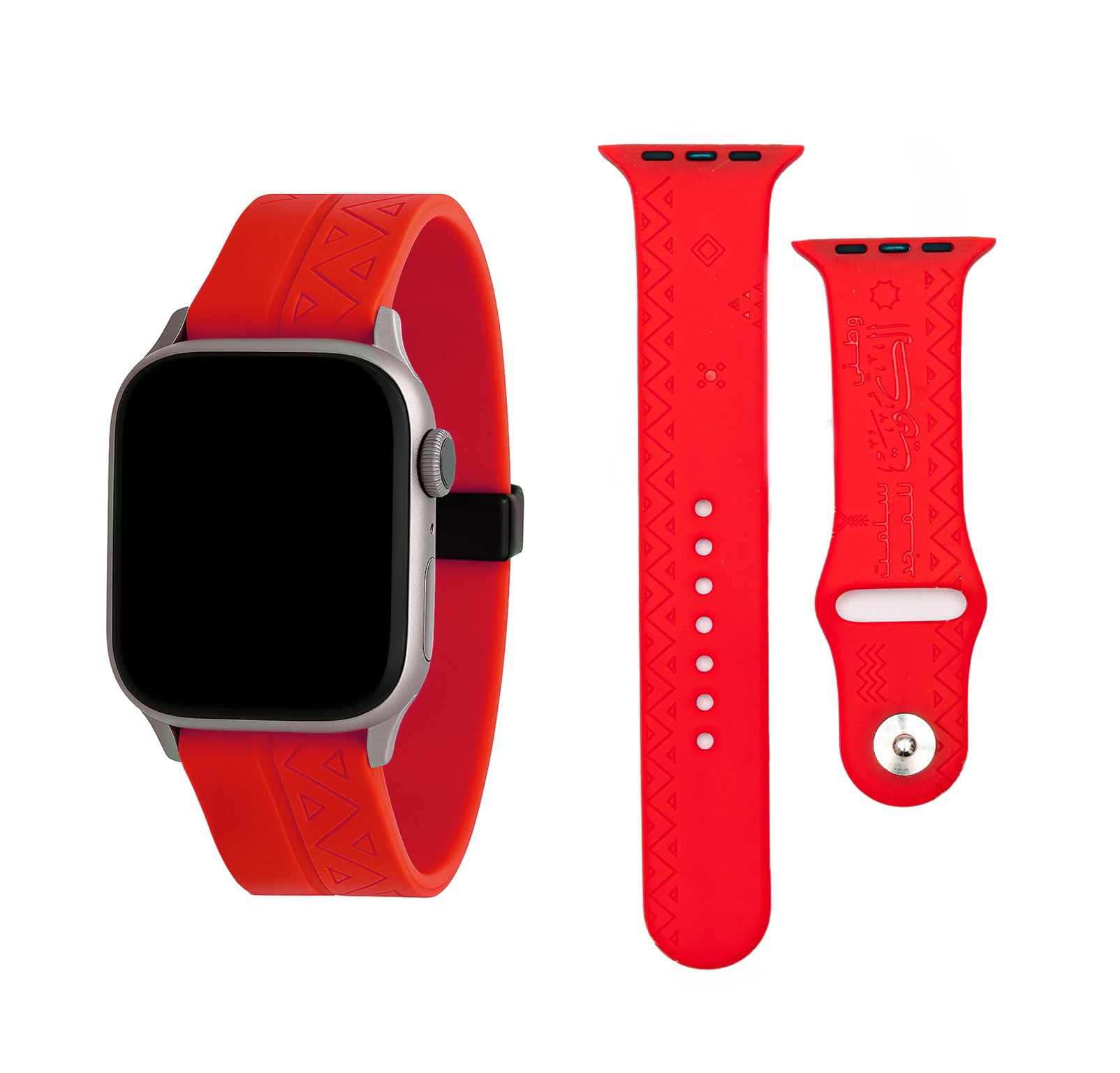 Engraved Kuwait (Red)