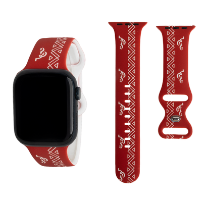 Kuwait Flag Watch Strap - Red - Apple - image 4